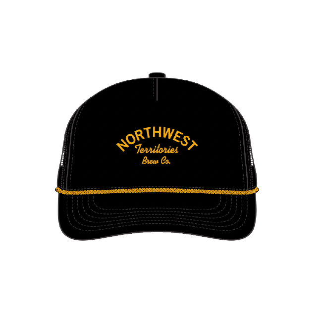 NWT Brew Co Black/Gold Trucker