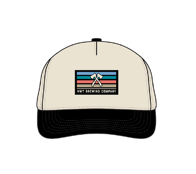 NWT Brewing Axe Black/Cream Snapback