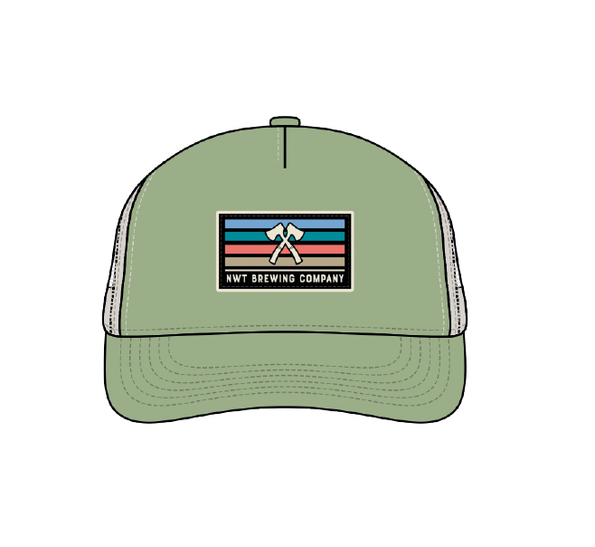 NWT Brewing Axe Sage Snapback