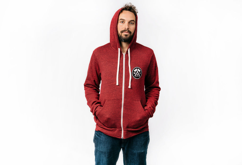 Woodyard Unisex Zip-Up Hoodie