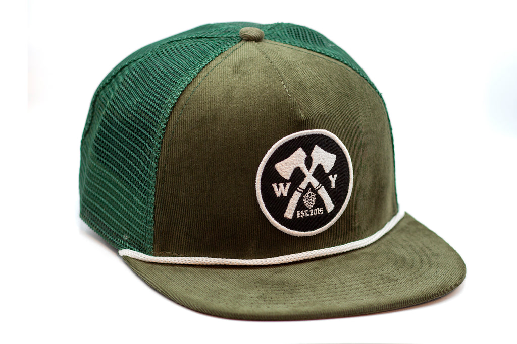 Woodyard Green Corduroy Hat