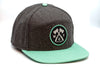 Woodyard Wool Grey Seafoam Hat
