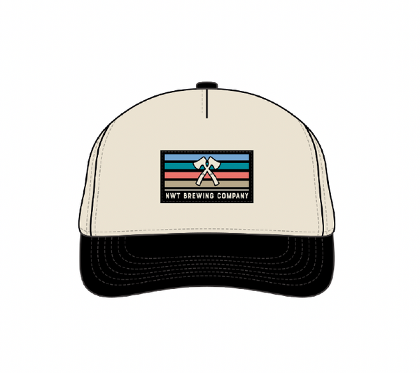 NWT Brewing Axe Black/Cream Snapback