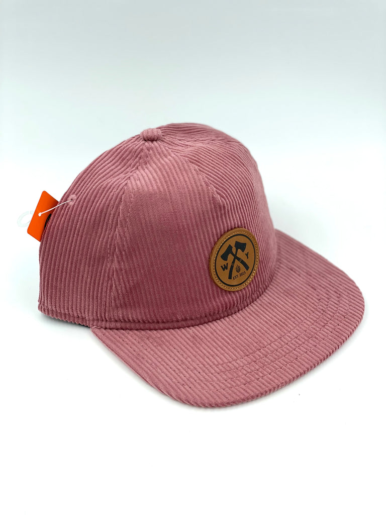 Dusty rose top baseball cap